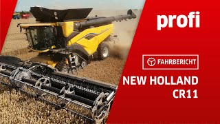 775 PS und 15mSchneidwerk New Holland CR11  profi Fahrbericht [upl. by Etem]