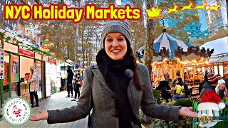 New York Christmas Markets in 2024  Which Holiday Market is Best [upl. by Aras]