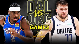 Dallas Mavericks vs OKC Thunder Game 2 Full Highlights  2024 WCSF  FreeDawkins [upl. by Rodrique755]