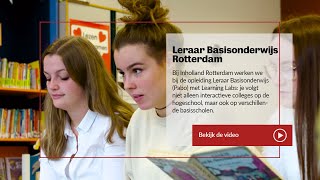 Inholland  Leraar Basisonderwijs Pabo Learning Labs in Rotterdam [upl. by Ocnarf]