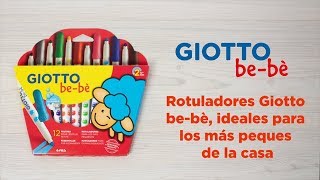 Rotuladores Giotto bebè  Ideales para los más peques de la casa [upl. by Winikka]