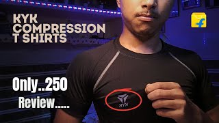 kyk Compression T Shirt Only 250 Rs🔥🔥 gym gymclothes gymmotivation gymworkout [upl. by Elisabet]