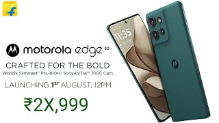 Moto Edge 50 5G  Official India Launch Date  Moto Edge 50 Price in India amp Specifications 🔥 [upl. by Giarg]