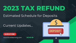 2023 Tax Refund Schedule  When Do I Get My Refund [upl. by Greenstein]