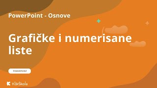 5 Grafičke i numerisane liste u PowerPointu [upl. by Dettmer244]