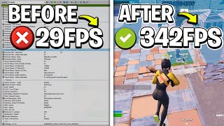 🔧HOW TO FIX FPS DROPS amp BOOST FPS IN FORTNITE 🔥 GET LOWEST GRAPHICS [upl. by Airekal]