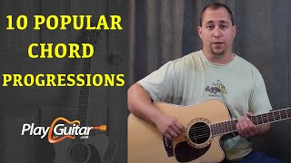 10 Popular Guitar Chord Progressions [upl. by January192]