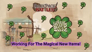 Working For The Magical New Items  Backpack Battles [upl. by Ehtyde196]