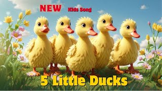 5 Little Ducks song  Newborn Baby Songs amp Nursery Rhymes [upl. by Henghold137]