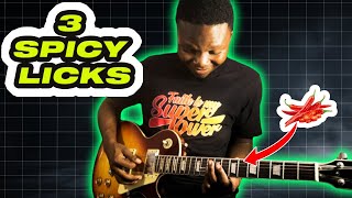 3 LIFESAVING Pentatonic Licks that can SPICE UP your Guitar solos [upl. by Eitsyrhc]