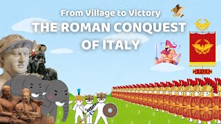 The History of Rome How did Ancient Rome Conquer Italy [upl. by Lynnell]