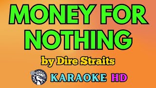 Money For Nothing KARAOKE by Dire Straits 4K HD samsonites [upl. by Applegate25]