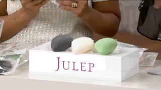 Julep Konjac Cleansing Sponge Trio on QVC [upl. by Shelia]