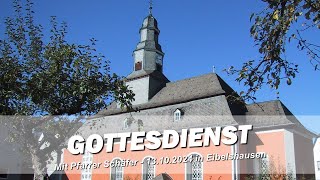 Gottesdienst am 13102024 um 10 Uhr [upl. by Arathorn478]