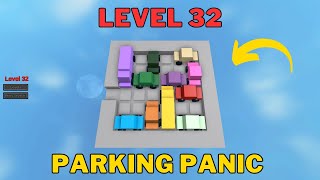 How To Solve Parking Panic Level 32  Roblox [upl. by Dorella219]