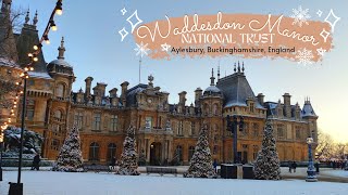 WADDESDON MANOR NATIONAL TRUST  WINTER TOUR  Aylesbury Buckinghamshire England [upl. by Gnehc93]