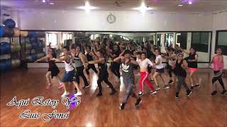 Aqui Estoy Yo  Luis Fonsi  BACHATA  ZUMBA  CHOREO by YP J [upl. by Yrekaz851]