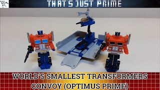 Worlds Smallest Transformers Convoy WST OPTIMUS PRIME Review quotThats Just Primequot Ep 77 [upl. by Florella]