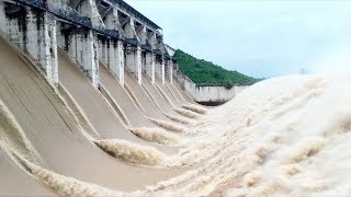 Farakka Bridge Open the Geat Water in farakka dram [upl. by Duester]