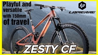 2024 Lapierre zesty CF  remakes all rounder carbon all mountain bike [upl. by Akirdnahs]