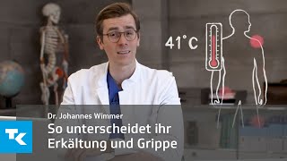 Erkältung oder Grippe So unterscheidet ihr die beiden Krankheiten  Dr Johannes Wimmer [upl. by Nanyk]