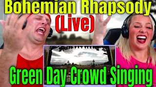 OMG Reaction To Green Day Crowd Singing Bohemian Rhapsody Live in Hyde Park WOLF HUNTERZ REACT [upl. by Alby]