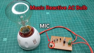 MUSIC REACTIVE AC BULB  DJ dancing light [upl. by Crispin]