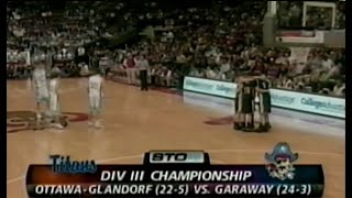 OttawaGlandorf vs Garaway 2008 OHSSA Boys Basketball State Final [upl. by Eelac]