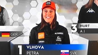 Petra Vlhova  WINNER 31  Slalom  Kranjska Gora  RUN 2  2024 [upl. by Esertal]