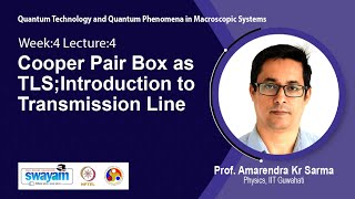 Lec 17 Cooper Pair Box as TLSIntroduction to Transmission Line [upl. by Oidacra]