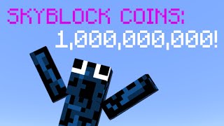 1 BILLION COINS Cubecraft Skyblock Ep 50 Special [upl. by Accemahs]