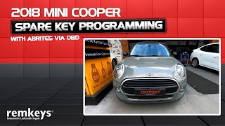 Mini Cooper F55F56 FEMBDC Spare Key Programming with ABRITES via OBD  Only 10min [upl. by Gretta315]