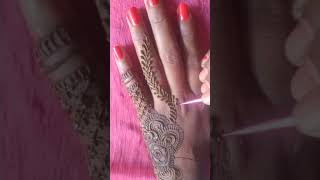 Mehandi lagaun kis Naam Ki beautiful style back hand mehandi designs new mehndi designs new designs [upl. by Donn597]