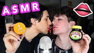 Chapstick Challenge 👄TYPES OF KISSES ASMR TUTORIAL [upl. by Maupin436]