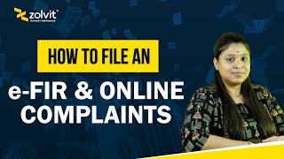 How To File An eFIROnline Police Compliant  Process Documents Benefits  Part1  Vakilsearch [upl. by Theressa]