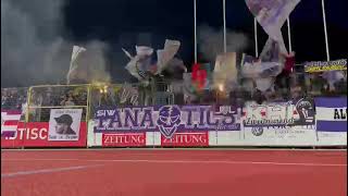 Austria Wien in Kapfenberg Cup  210921  Pyroshow [upl. by Koorb]