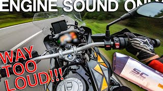 BMW R 1250 GS SC Project  MEAN SOUND RAW Onboard [upl. by Atteloc]