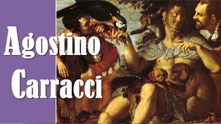 Agostino Carracci  A collection of 59 Paintings HD Baroque [upl. by Mcclenaghan]