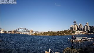 What a perfect stunning morning on our harbour This is Sydney Harbour Australia LIVE Cam 21102023 [upl. by Kerrie275]