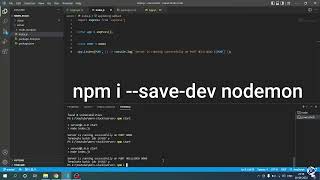 how to install nodemon [upl. by Netsuj]