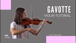 Gavotte  Suzuki Violin Book 1 [upl. by Yevad]