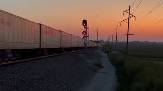 Last NS Roadrailer into the sunset [upl. by Nangem]