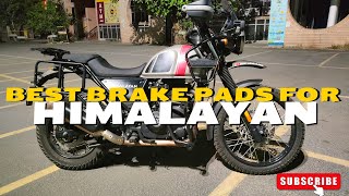 Make the Right Choice Royal Enfield Himalayan Ceramic vs Organic Brake Pads Comparison [upl. by Hamian]