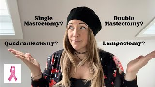 Breast Cancer Surgery Options  Invasive Ductal Carcinoma  DCIS  Vlog  Which Type Did I Choose [upl. by Topliffe]