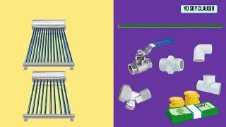 Costo de instalación y mantenimiento de calentadores solares [upl. by Nayhr]