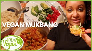 VEGAN RECIPES FOR DINNER EASY  VEGAN MUKBANG  CARIBBEAN FEAST [upl. by Joyce]