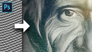 This Magic Texture Creates an Engraved Money Effect in Photoshop [upl. by Mihcaoj]