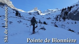 Ski de rando  Pointe de Blonniere 2369 m [upl. by Zipporah791]