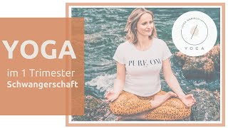 Yoga im ersten Trimester  Schwangerenyoga für den Anfang  Yoga in der Schwangerschaft zu Beginn [upl. by Annaoj]