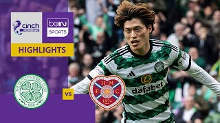 Celtic v Hearts  Scottish Premiership 2324 Match Highlights [upl. by Oiraved]